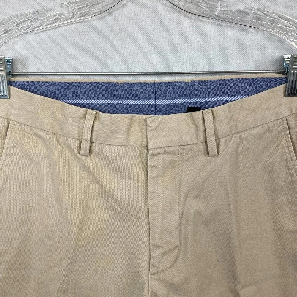 J Crew Pants Mens‎ Sz 32 Beige Cotton Twill Urban Slim Fit Chino Trousers Pants